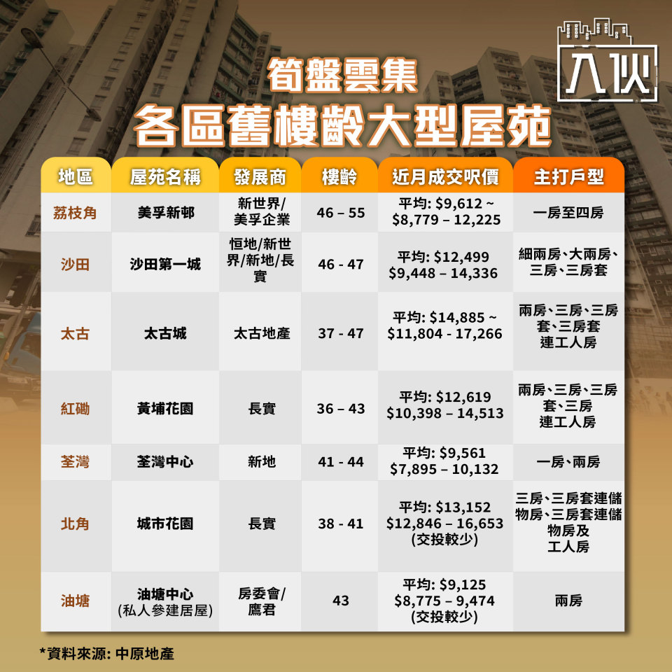 教你入伙｜舊樓上車全攻略（上集） 藍籌屋苑極低水買「高齡」筍盤有無伏？