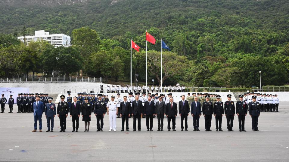 全民國家安全教育日升旗儀式舉行-陳國基-完成23條立法確保維護國安完整性