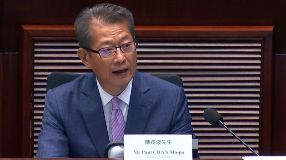 本港經濟丨陳茂波料年內經濟進一步增長-正爭取提升內地客免稅額