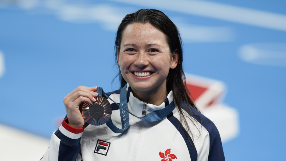 巴黎奧運-何詩蓓女子100米自由泳摘銅-成獲最多奧運獎牌香港運動員