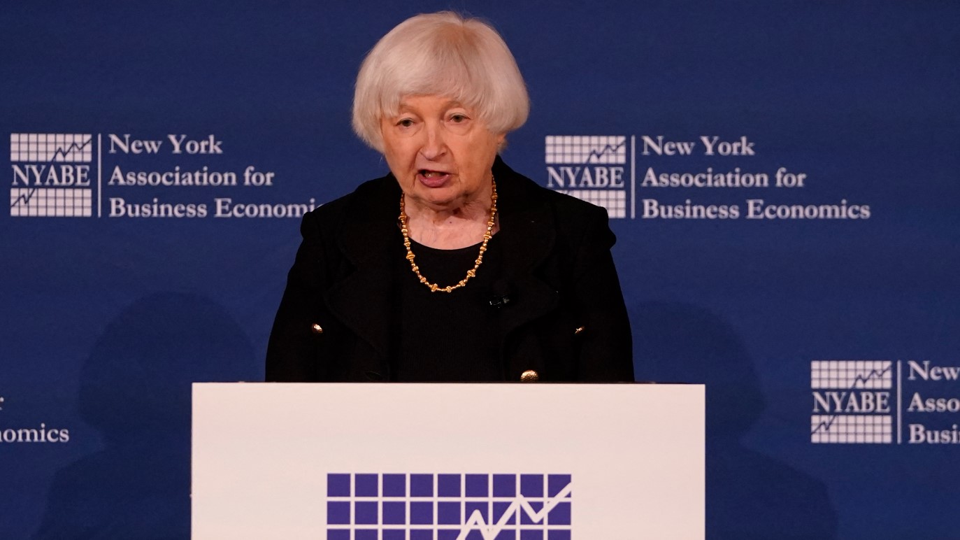 美國前財長、聯儲局前主席耶倫(Janet Yellen)_AFP_202501.jpg 美國前財長、聯儲局前主席耶倫(Janet Yellen)_AFP_202501.jpg