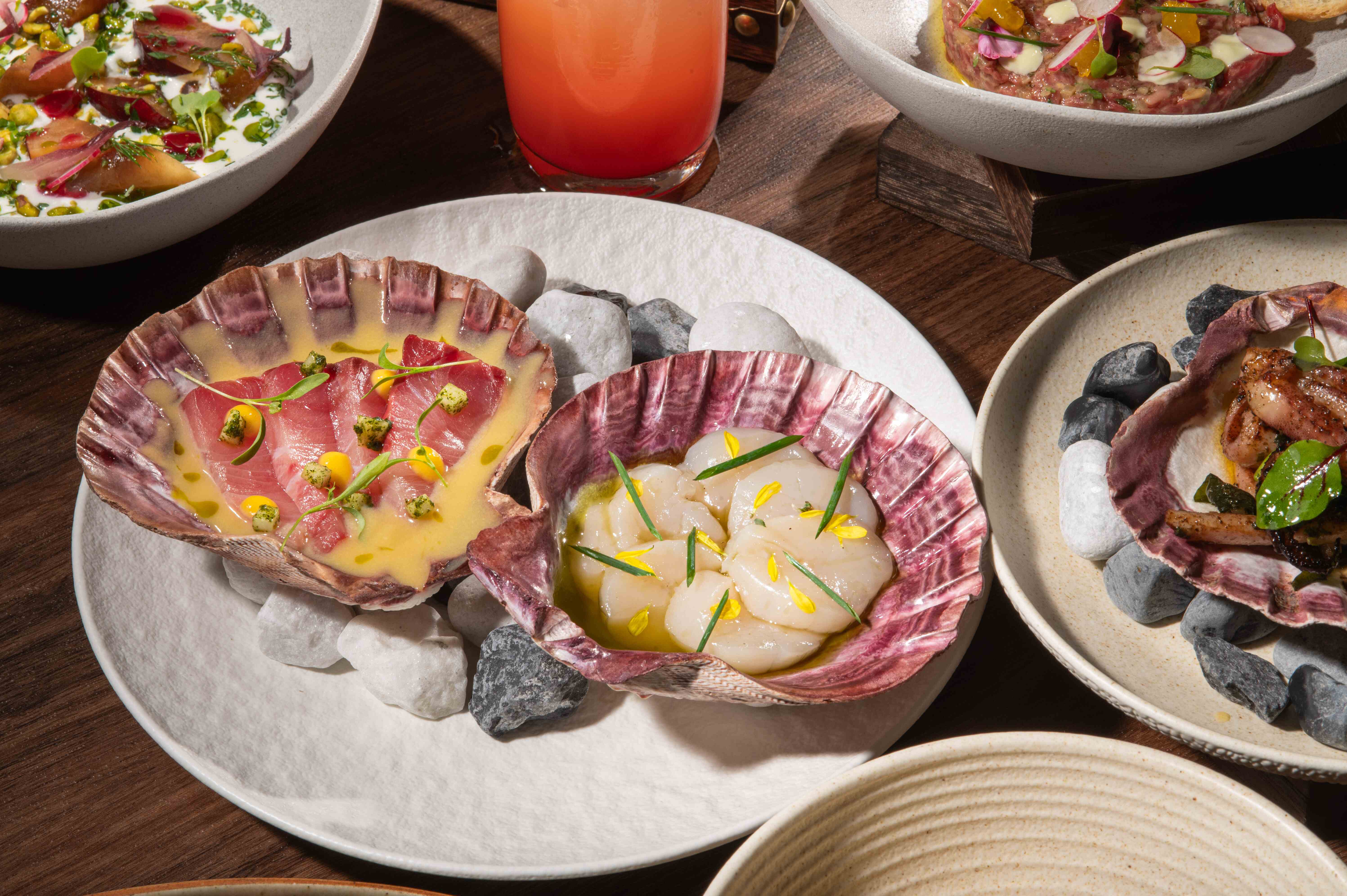 Appetisers - Hamachi Crudo & Scallop Crudo.jpg