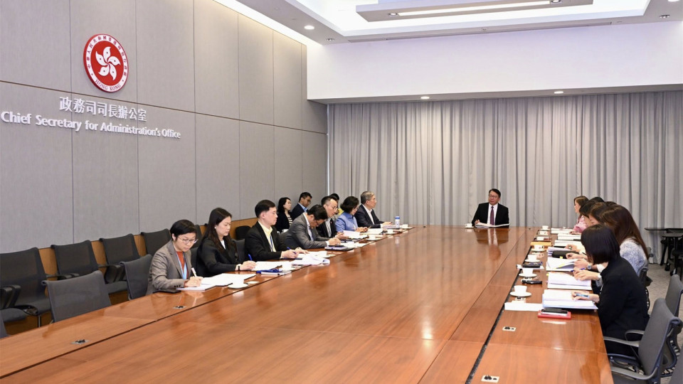 陳國基-各政策局已訂願景框架-全速籌劃編制香港未來5年規劃