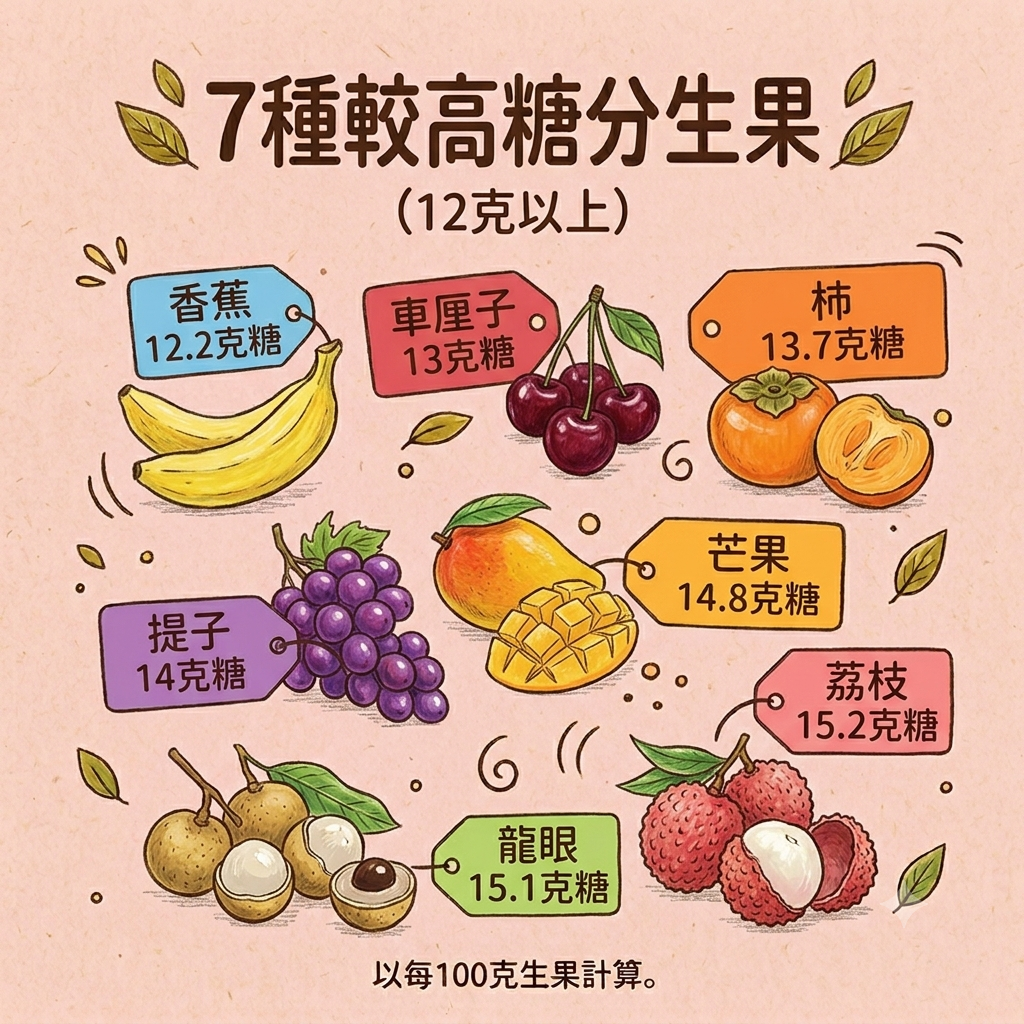 身心有營飲食法則-教你避開高糖炸彈-生果糖分大比拼-夏日消暑一款水分比西瓜更高