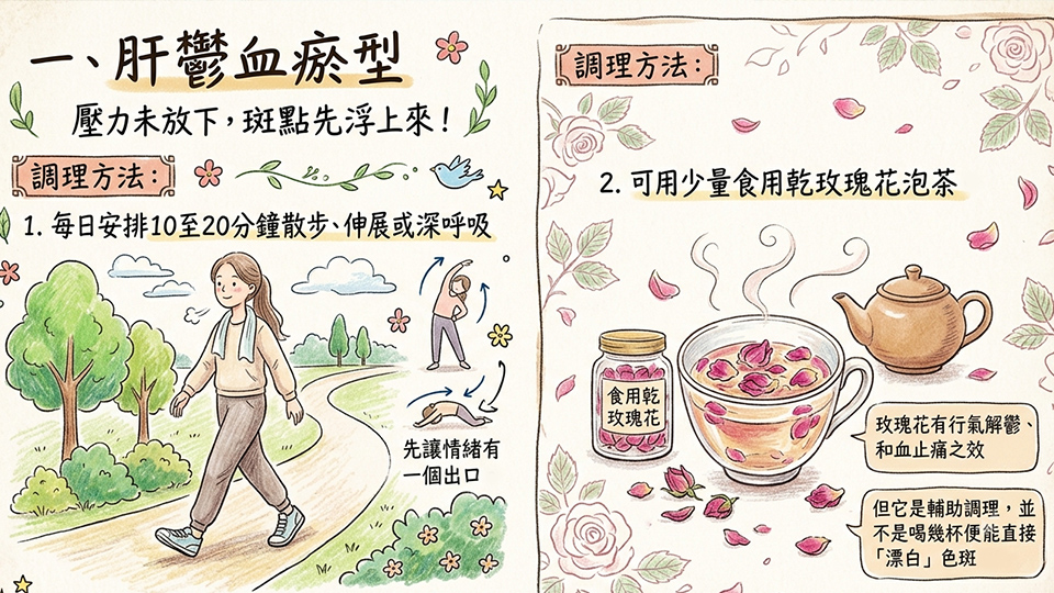 亭嘉的中醫日常-祛斑先化瘀-亮白先疏肝