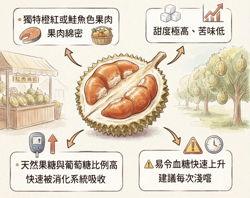 紅蝦榴槤（圖：AI圖片）