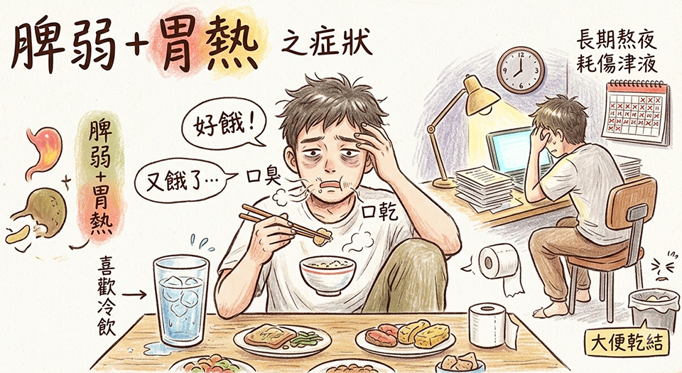 亭嘉的中醫日常-減肥總在晚上失守-中醫拆解深夜食慾