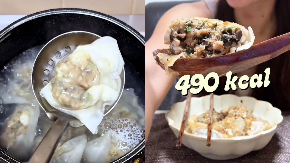 Fit-Food自煮教室-瘦身減脂都食得-低脂高蛋白鮮蝦紫菜雲吞