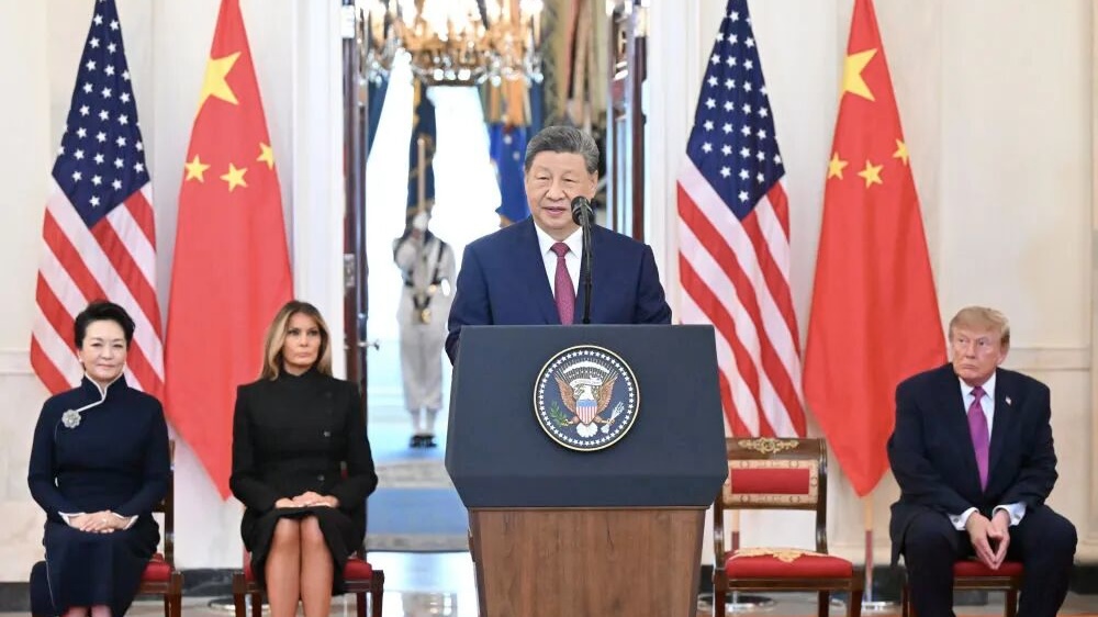 附全文-習近平在白宮歡迎儀式上致辭-指出中美要-加強溝通-真誠合作-和平共處