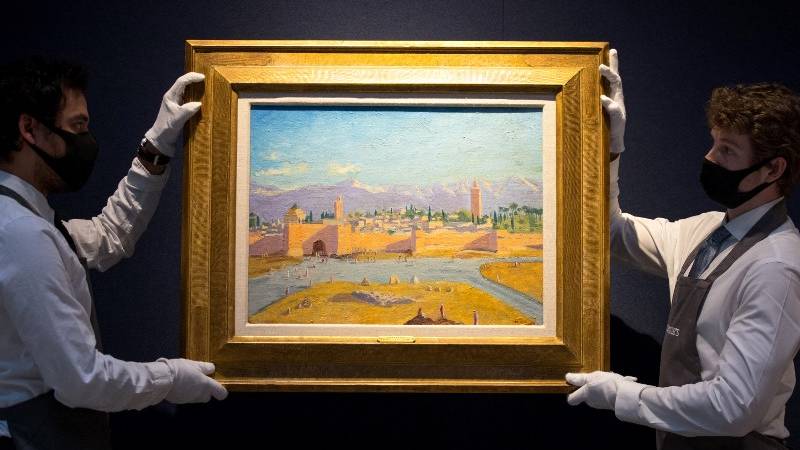 【熱話】邱吉爾親繪二戰風景畫高價拍出-曾因政壇失意潛心藝術