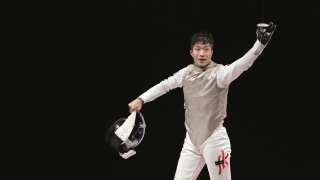 張家朗劍擊表演賽迎戰法國劍手拿霍特-8-26故宮文化博物館舉行