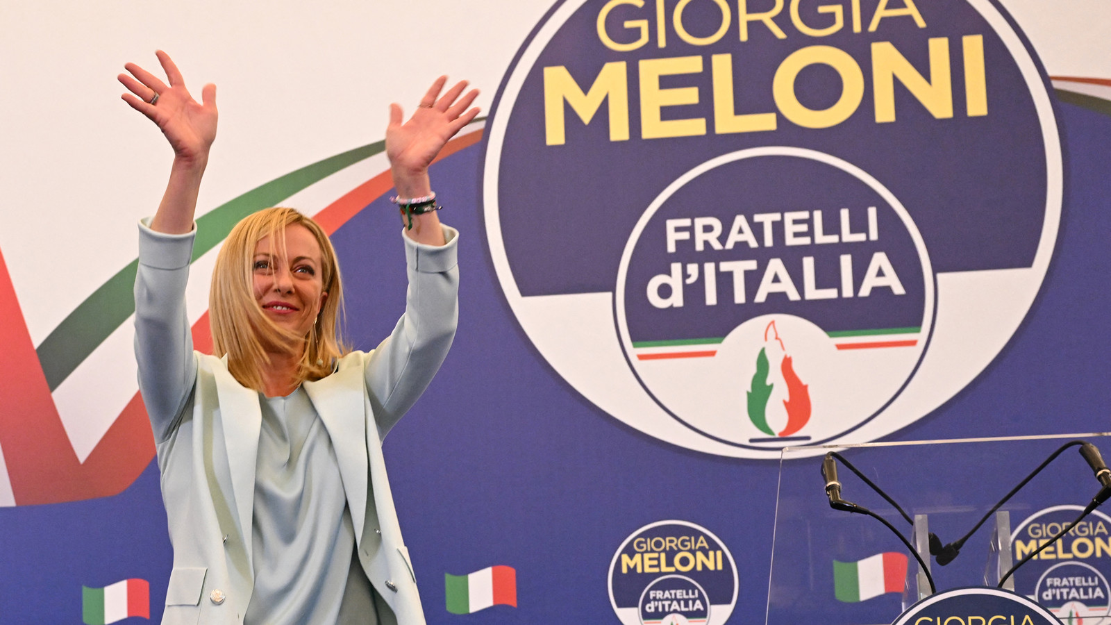 意大利右翼聯盟宣布勝選　梅洛尼成二戰後首位極右女總理