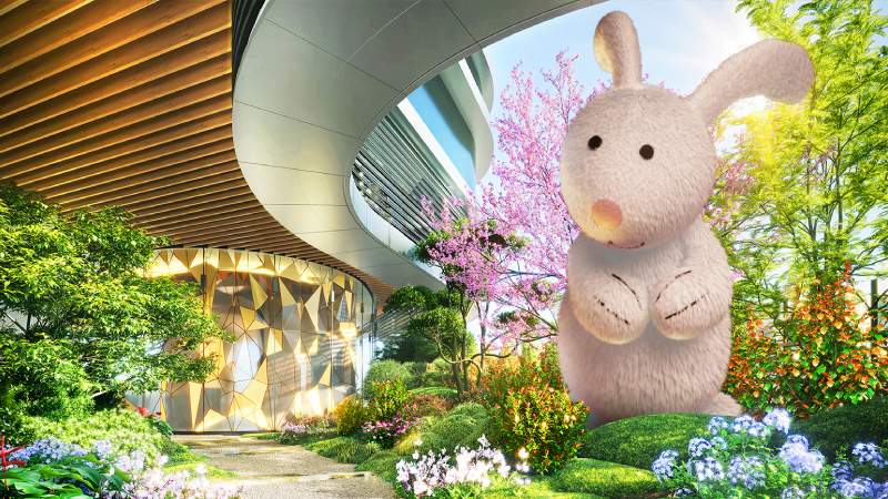 兔年｜「黃色巨鴨」藝術家再創新春月兔-推出賀年萌卡及IG濾鏡