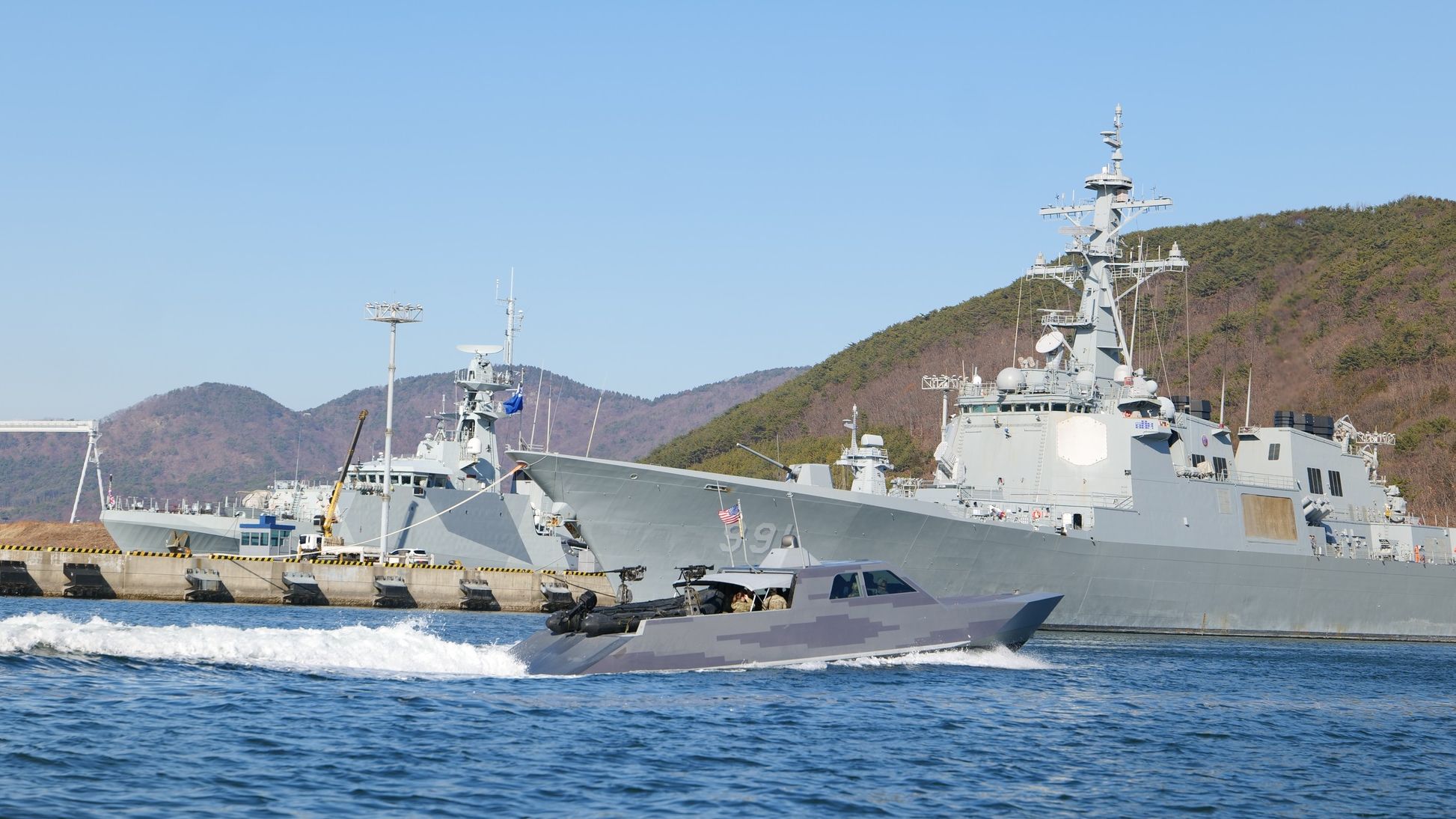 美英韓在南韓海域聯合演習　投入有隱身功能特種戰鬥艦艇