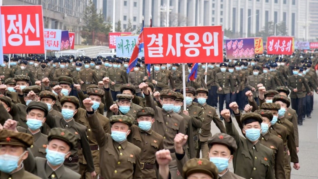 北韓學生集會反對美韓軍演　稱擊潰美韓意志在全國蔓延