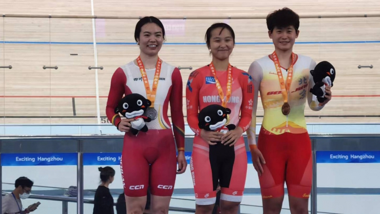 港隊全國場地單車賽奪三金二銀　包攬成年男女子全能賽冠軍