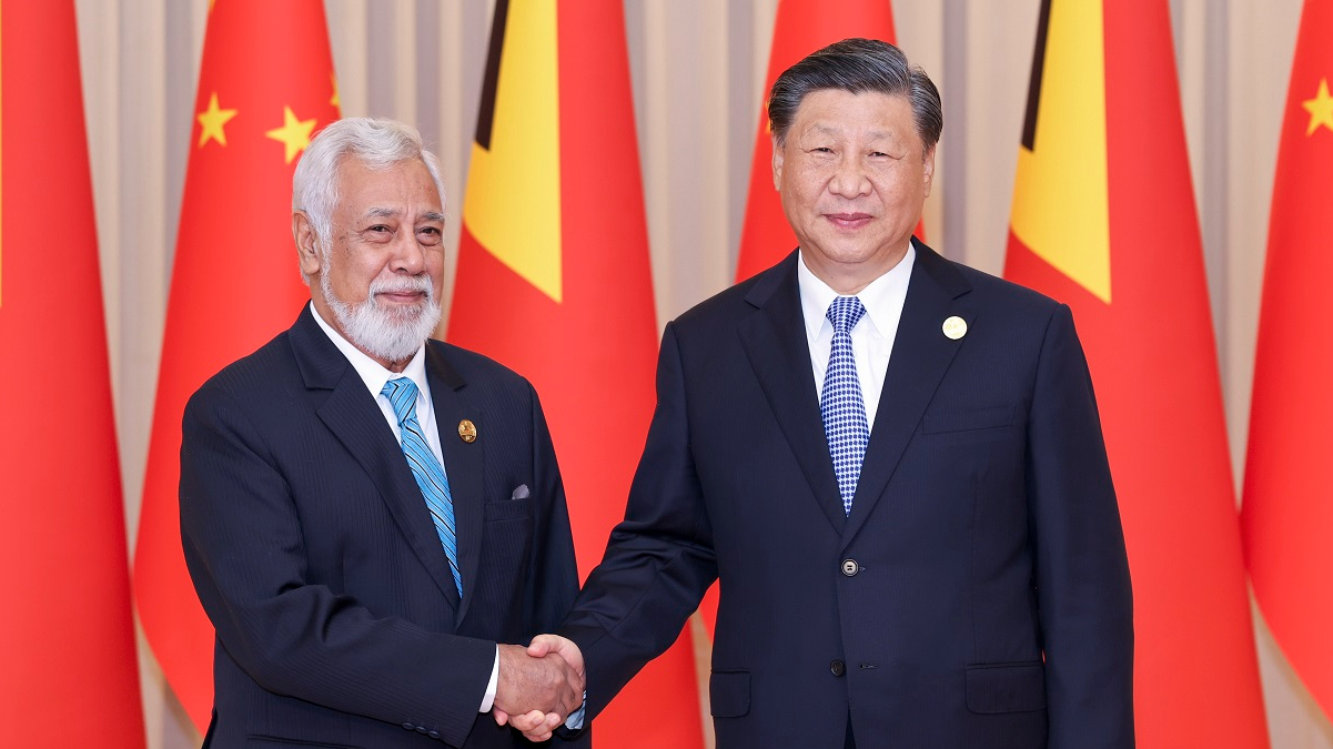習近平會見東帝汶總理夏納納-宣布兩國提升至全面戰略夥伴關係