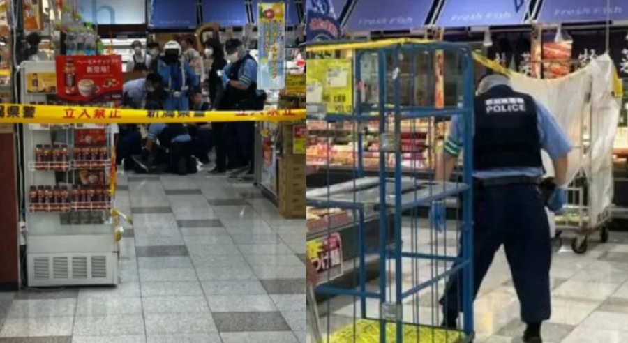 日本新潟商場爆隨機斬人三傷-18歲男生持菜刀行兇遭途人制服