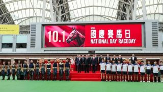 香港賽馬會舉辦國慶賽馬日活動-節慶氣氛濃厚