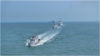 大陸海事部門台灣海峽西側水域聯合巡航-強化水上交通安全監管