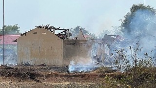 柬埔寨彈藥庫爆炸-造成20名士兵死亡