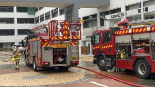 香港專業教育學院柴灣分校火警-無人受傷