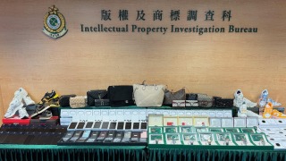 三地海關聯合打擊冒牌貨-香港檢獲約1690萬貨物