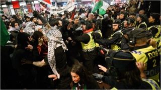 歐洲歌唱大賽瑞典舉行-大批示威者場外抗議以色列歌手參與