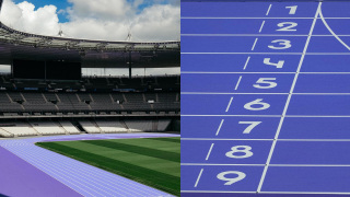 巴黎奧運-田徑場館浪漫紫色跑道曝光-意大利體育商設計-隱含窩心用途