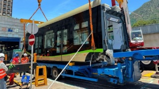 低地台列車運抵屯門車廠組裝-港鐵-今年內展開輕鐵應用氫能研究