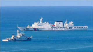 菲向-坐灘-仁愛礁軍艦運補-中國海警確認並全程監管