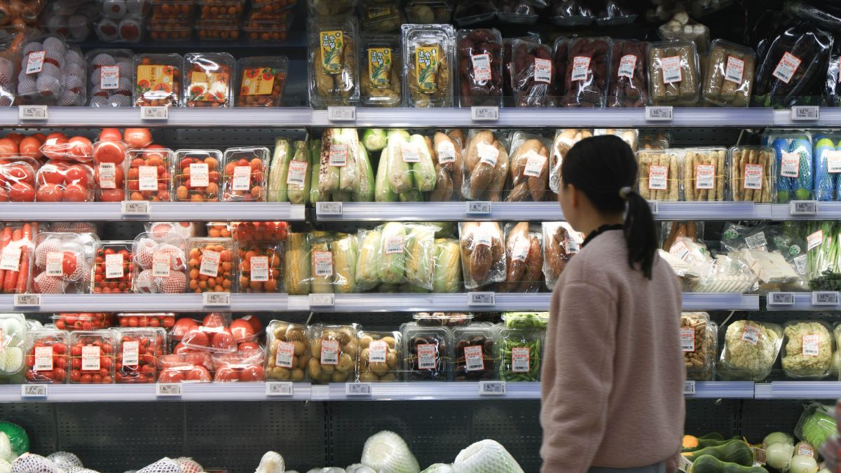 內地經濟丨CPI按月跌0.4%遜預期 連續兩個月通縮
