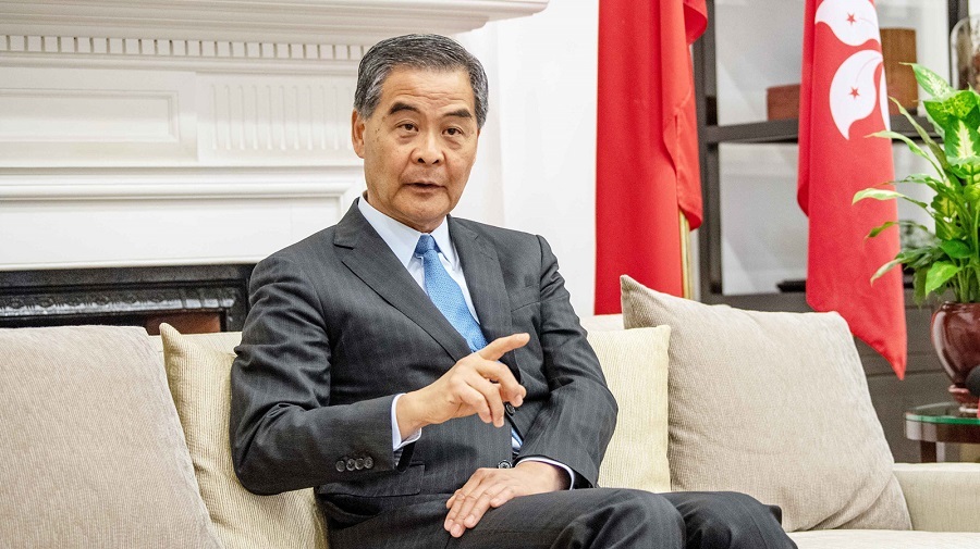梁振英：港人應深入了解國家政府工作報告等　須充分認識及付諸實行