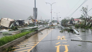 颱風康妮登陸台東縣成功鎮-今年已有3個颱風登陸台灣