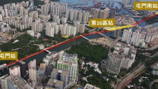 港鐵-屯門南延線高架橋工程2028年前完成-分階段鋪設路軌及架空電纜