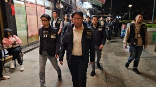 警方展開反三合會罪惡行動-拘捕多人