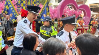 乙巳蛇年醒獅賀新歲-港島總區訪四區宣傳道路安全