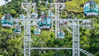 海洋公園-登山纜車出現訊號問題-山上高峰樂園暫停開放