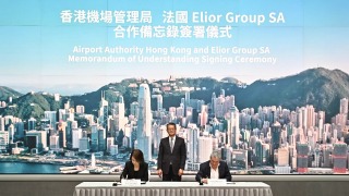 機管局與法國航空服務公司簽署合作備忘錄-陳茂波-續加強對外招商引資