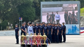 警察學院舉行首屆結業會操-周一鳴-無縫銜接學警基礎訓練