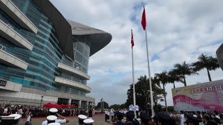 五四運動106周年-金紫荊廣場舉行升旗禮-青年制服團隊宣讀-五四宣言