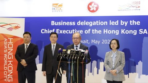 林建岳-特首中東之行圓滿成功-香港內聯外通須作更大貢獻