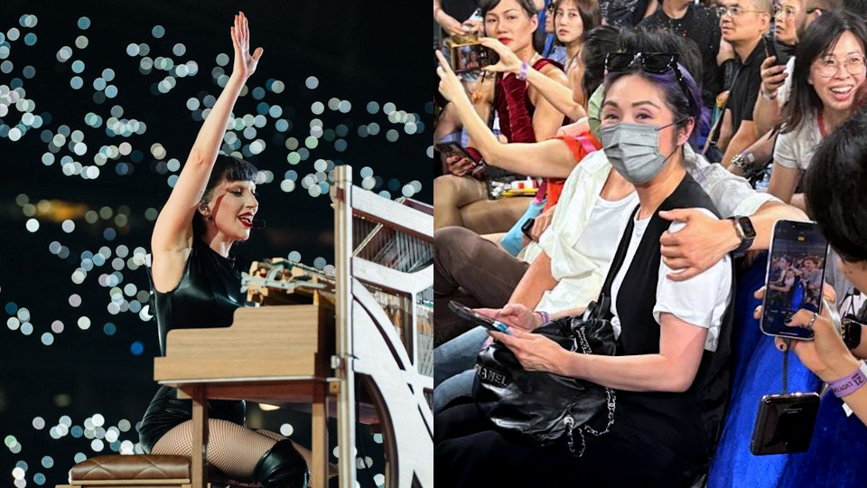 楊千嬅觀賞Lady-Gaga演唱會被無禮粉絲拍片騷擾-被迫離席躲避-拍攝者刪片道歉