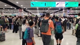 端午假期-入境處-截至昨晚9時錄逾41萬港人出境-逾13萬內地客入境