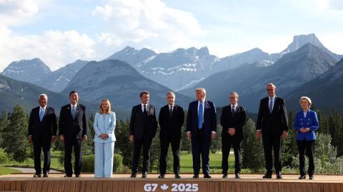 以伊衝突-無意簽署G7涉以伊衝突聯合聲明-特朗普提前返美