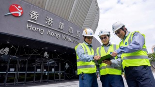 全運會-中電與機電署進行電力質量測試及模擬復電演練---確保香港賽區比賽場館供電穩定