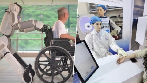 當代中國-機械人能看診理療-養老陪護--它們正走進日常生活