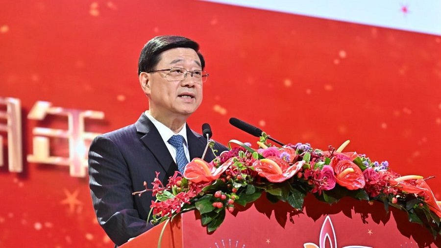 李家超：國安法實施五年來社會民生煥發新機　香港在國際舞台上光芒四射