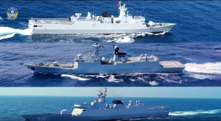 有片-解放軍位黃岩島領海領空戰備警巡-堅決捍衛國家主權