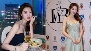 何艷娟出席常春藤盟校晚宴大曬名媛氣場-香檳晚裝成全場亮點